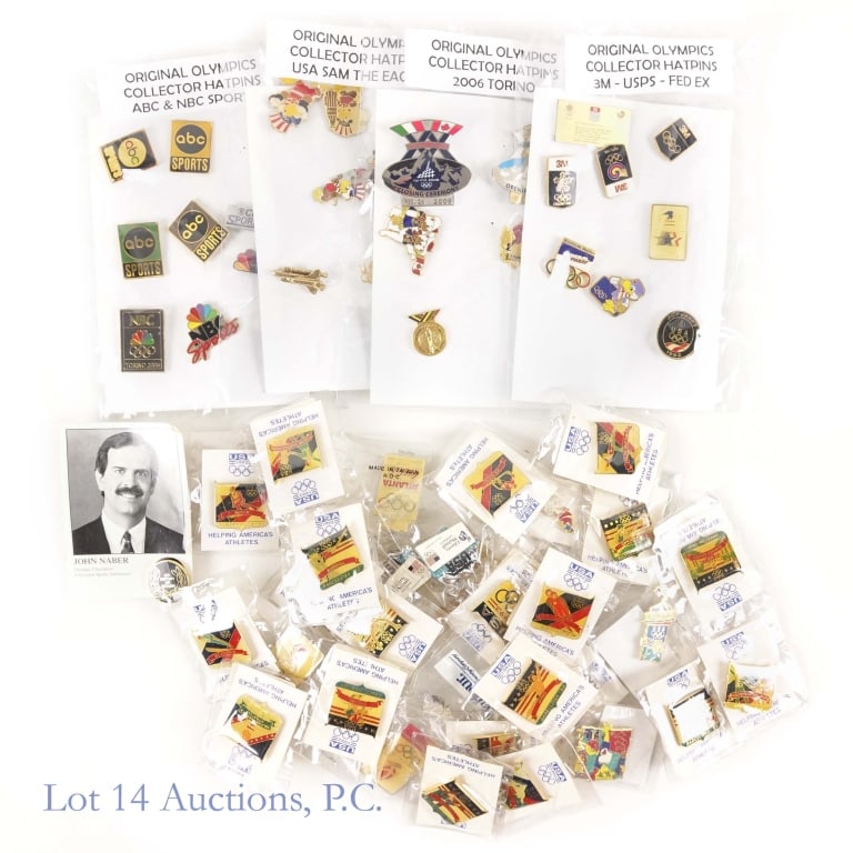 Olympic Pins - incl Network & Sponsors (62) (1 of 4)