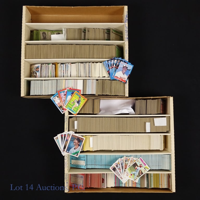 2 Jumbo Boxes Filled With Baseball Cards (1 of 5)