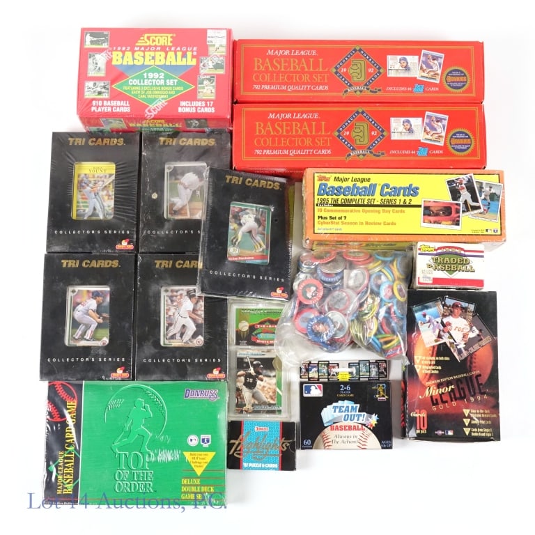 21 Pounds 1990's Baseball Sets - Many Sealed (1 of 7)