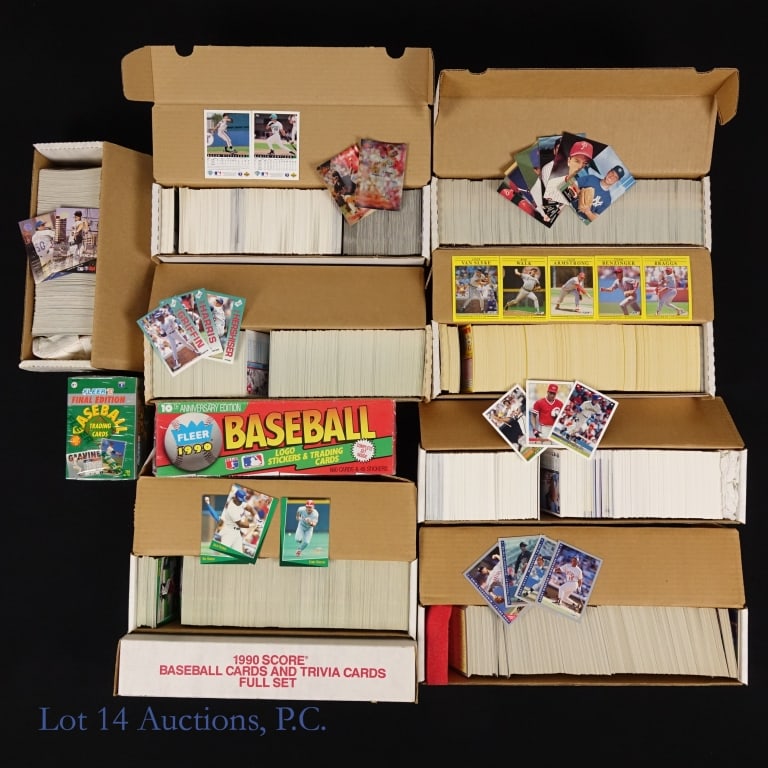 1990 To 1993 Baseball Card Sets (11) (1 of 3)