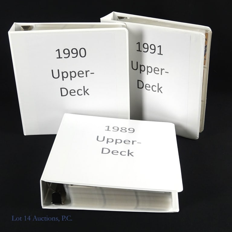 1989 To 1991 Upper Deck Baseball Sets (1 of 8)