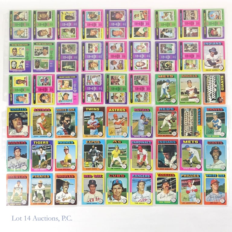 1975 Topps Baseball Complete Set - 3