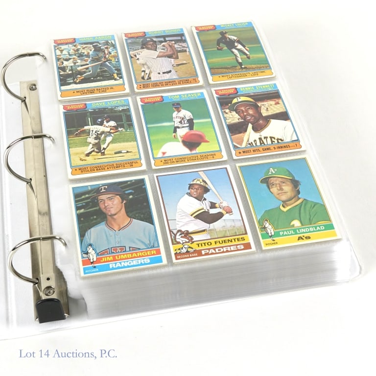 1976 Topps Baseball Complete Set W/Traded (1 of 4)