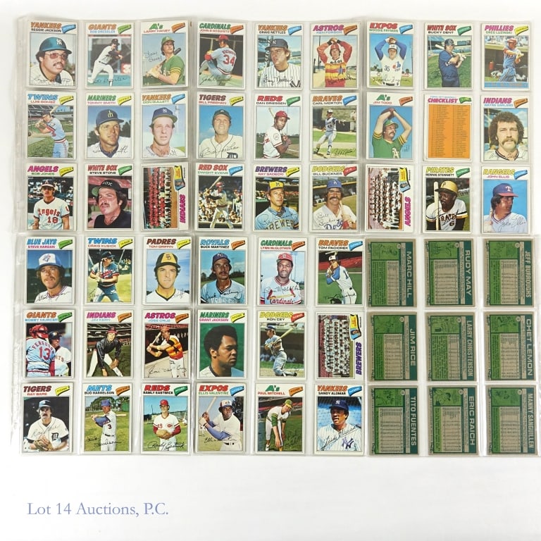1977 Topps Baseball Complete Set - 2