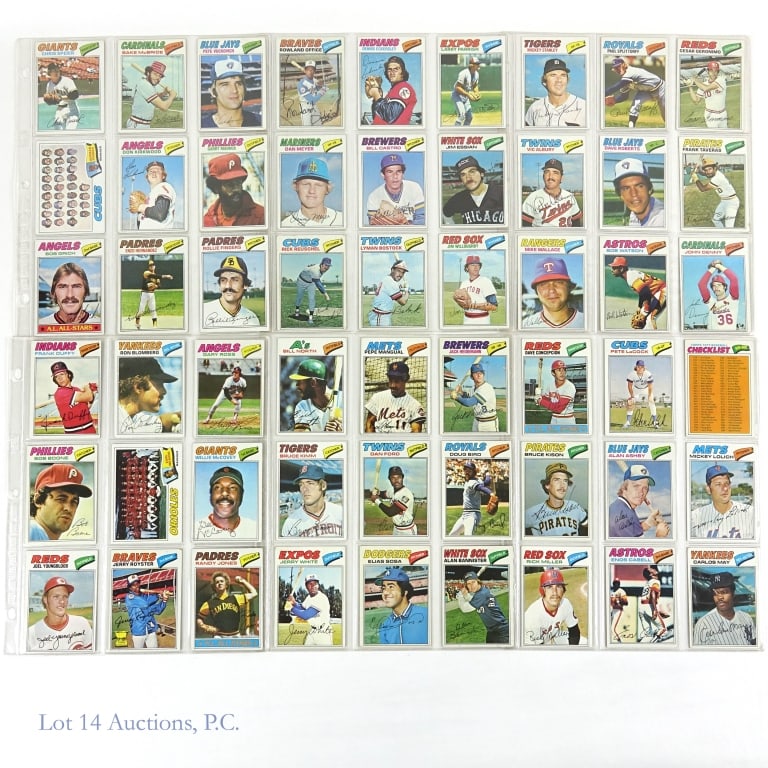 1977 Topps Baseball Complete Set - 4