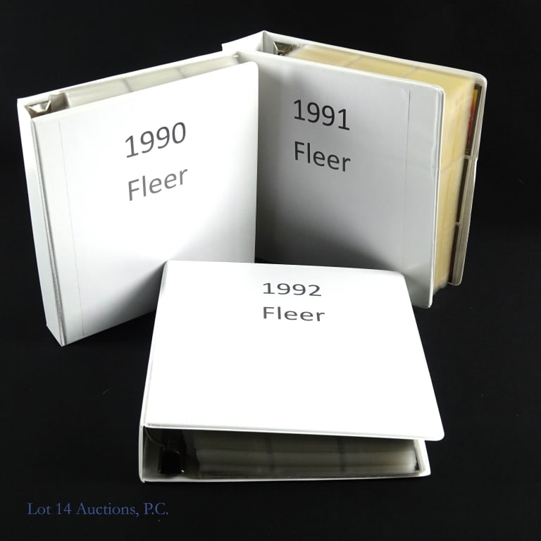 1990 To 1992 Fleer Baseball Card Sets (1 of 8)