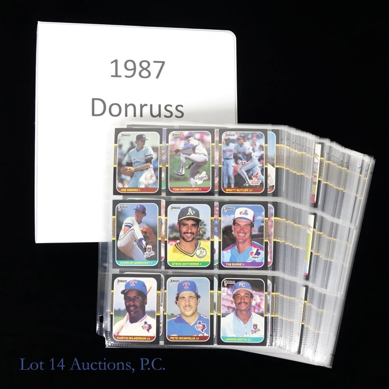 1987 Donruss Baseball Card Set (1 of 3)