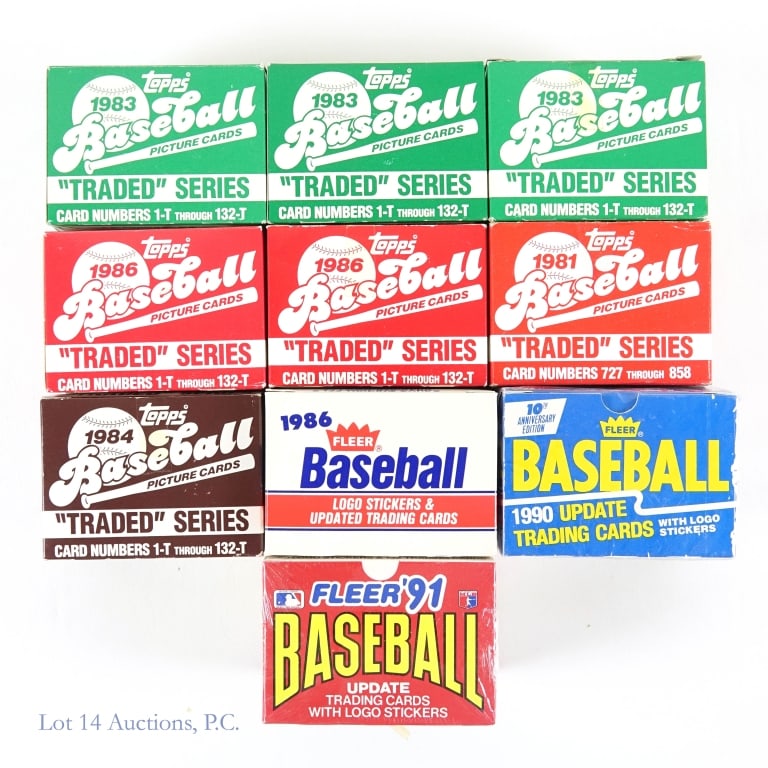 Traded / Update Baseball Card Sets (12) - 2