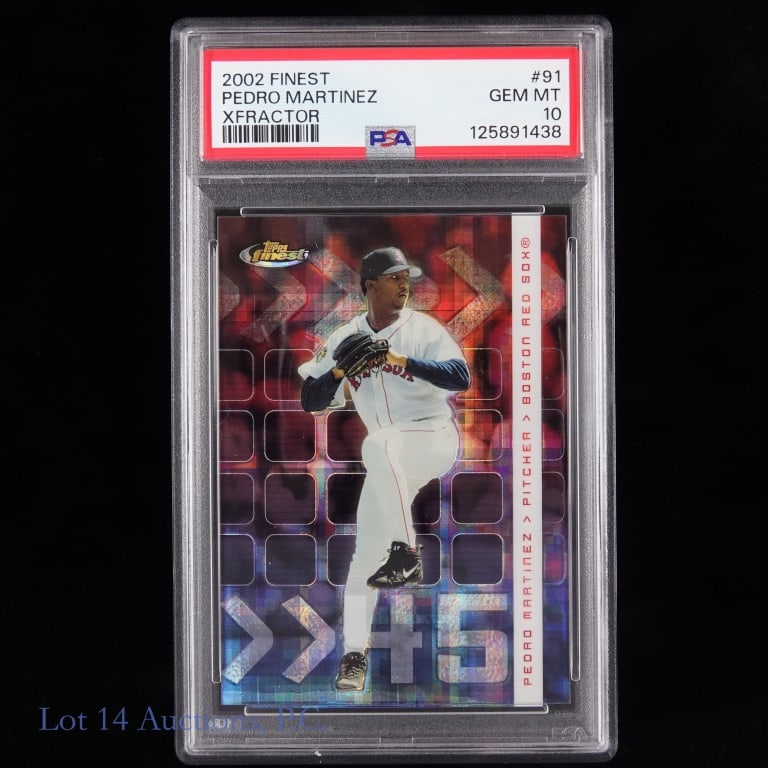 PSA 10 Pedro Martinez Topps Finest Xfractor #91 (1 of 2)