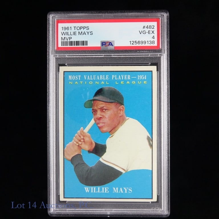 PSA 4 1961 Topps Willie Mays MVP #482 (1 of 2)