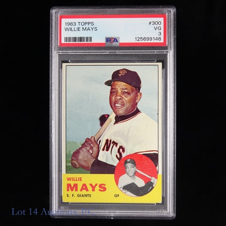 PSA 3 1963 Topps Willie Mays #300 (1 of 2)