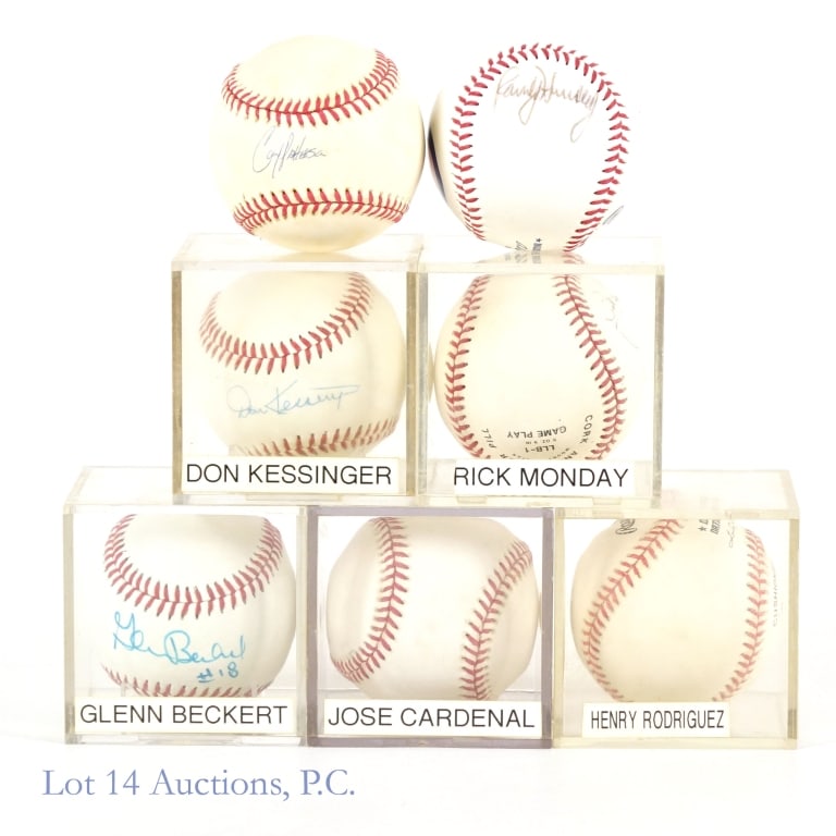 7 Baseballs Signed By Cubs Legends (AS IS) (1 of 5)