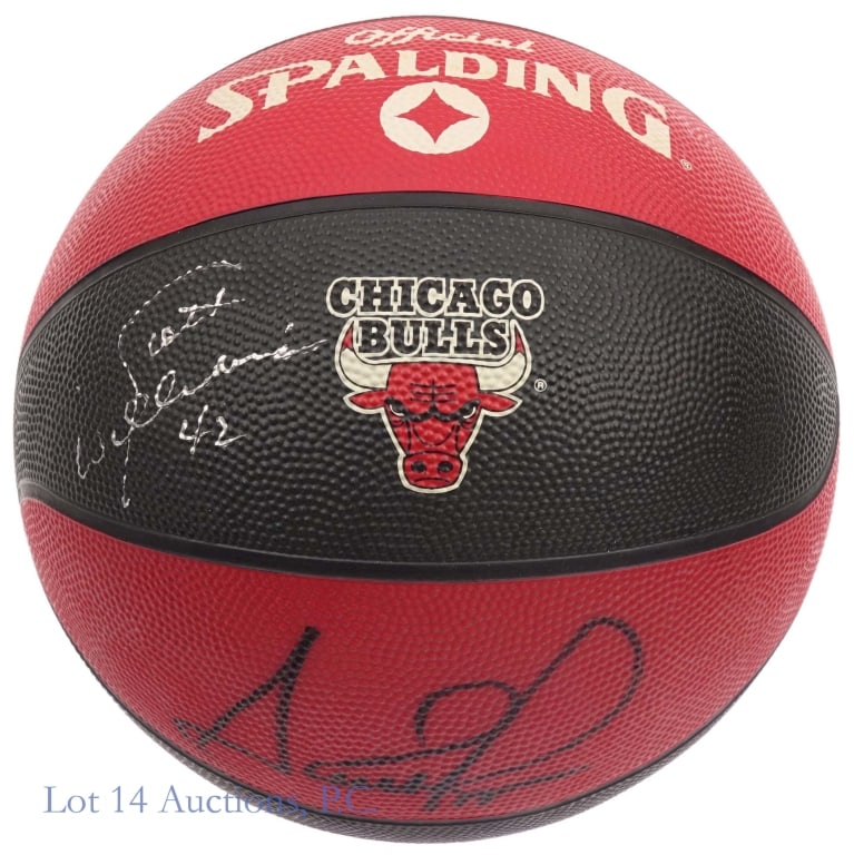 Scottie Pippen & Scott Williams Signed Basketball (1 of 6)