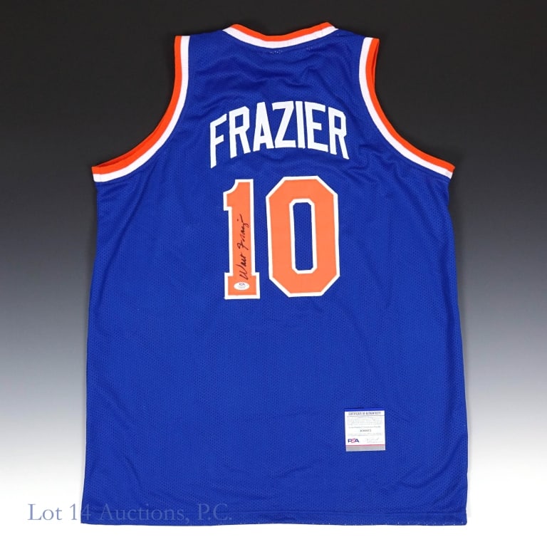 Walt Frazier Signed New York Style Jersey (PSA) (1 of 3)