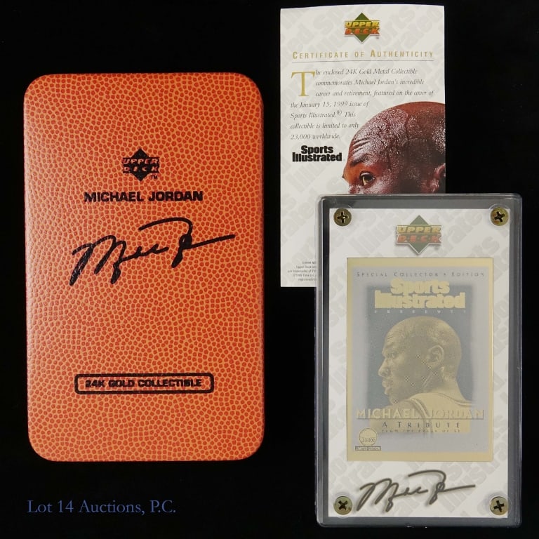 1999 Upper Deck Michael Jordan 24K Gold Card (1 of 5)