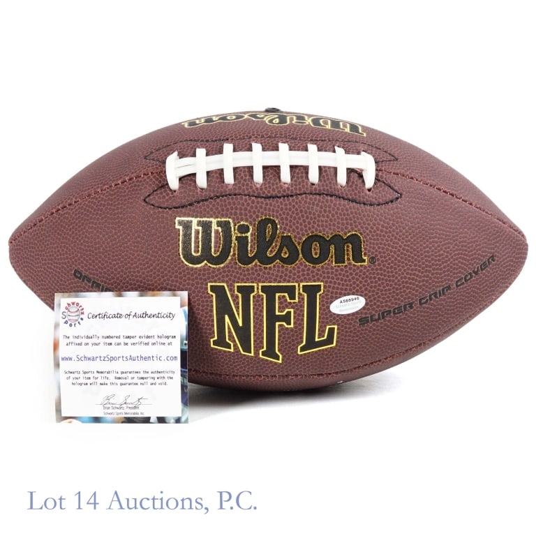 Andre Rison Signed Football Schwartz COA (1 of 3)