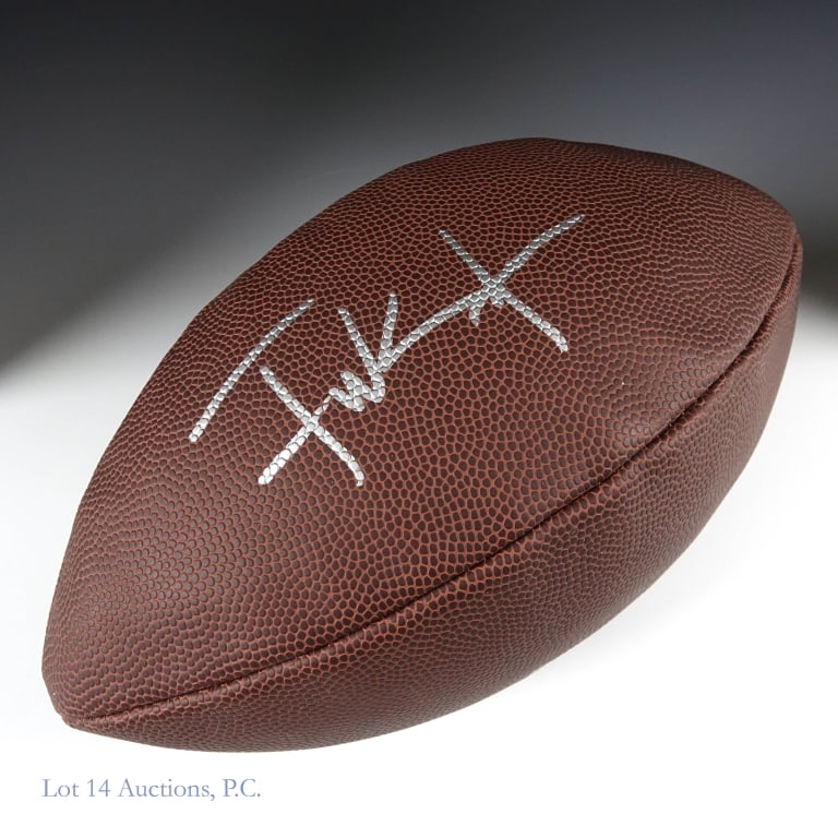 Frank Gore Signed Wilson NFL Football, Beckett: Frank Gore signed Wilson NFL football. Beckett Witnessed on 6/23/21 in Ft Lauderdale, FL. Beckett COA #WM22160.