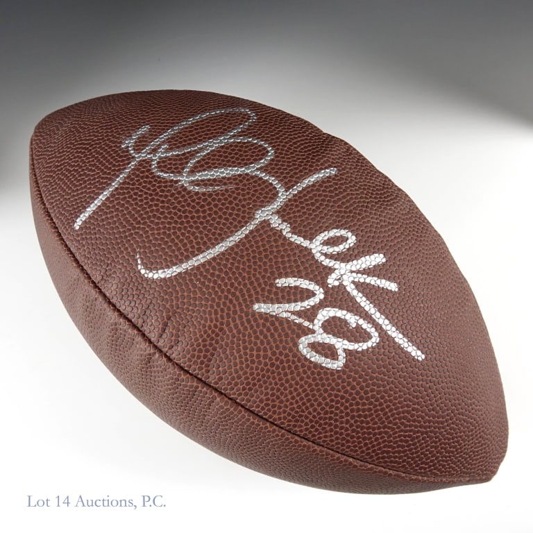Marshall Faulk Signed NFL Football, Schwartz (1 of 3)