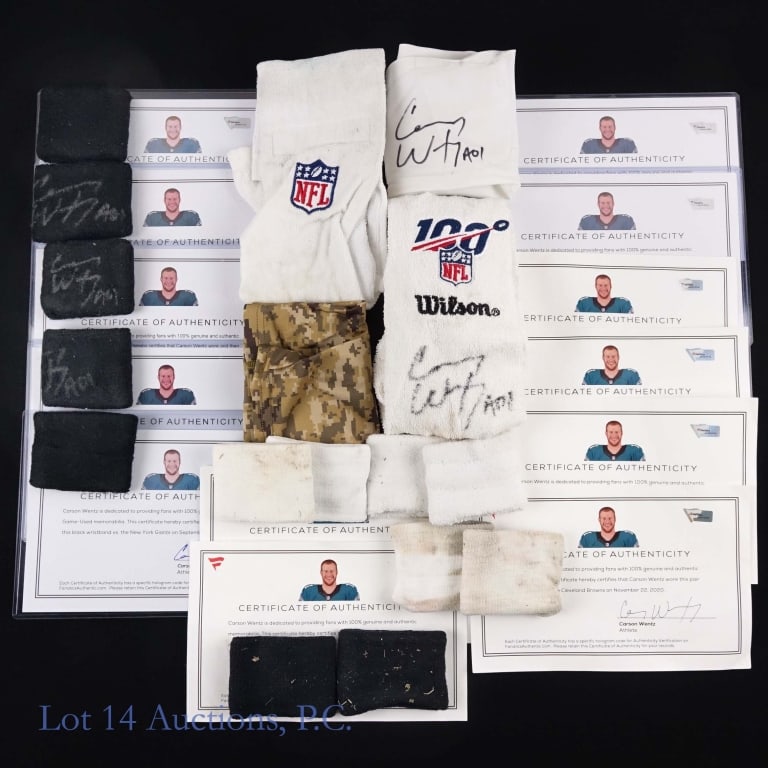 Carson Wentz Game Worn Collection (Fanatics) (1 of 4)