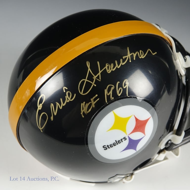 Signed HOF Mini Helmets, Stautner, Shell, Ham COA - 2