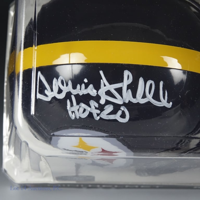 Signed HOF Mini Helmets, Stautner, Shell, Ham COA - 4