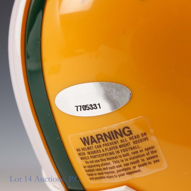 Herb Adderley & Willie Davis Signed Mini Helmets - 3