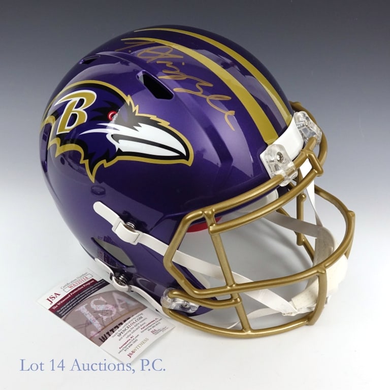 Terrell Suggs Signed Ravens FS Helmet, JSA (1 of 7)