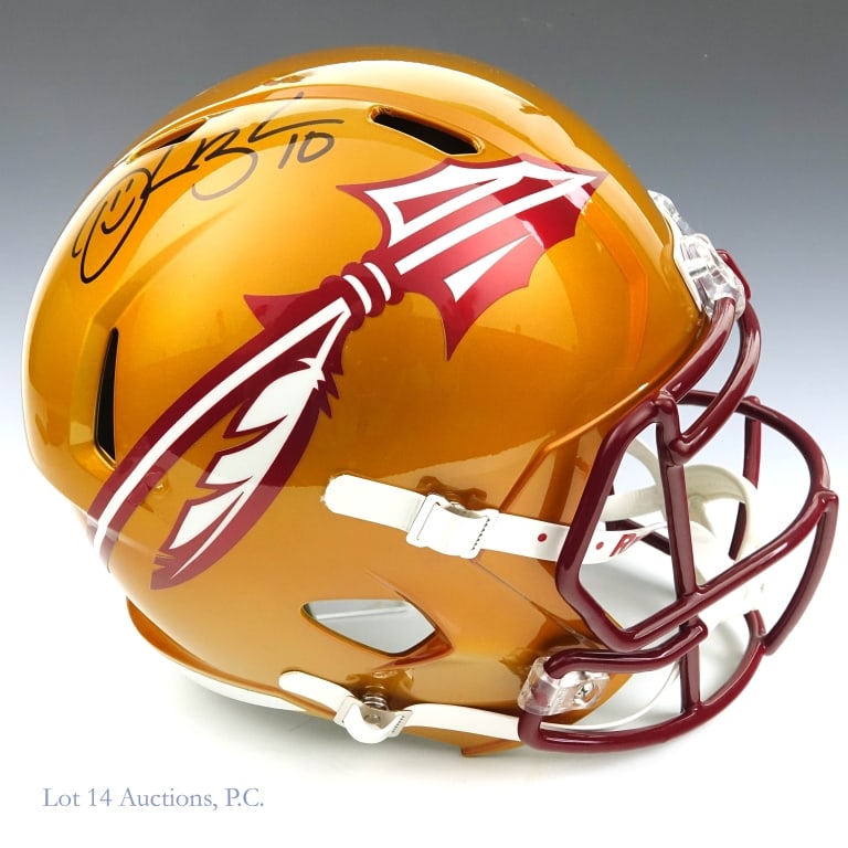 Derrick Brooks Signed FSU FS Helmet, Beckett (1 of 5)