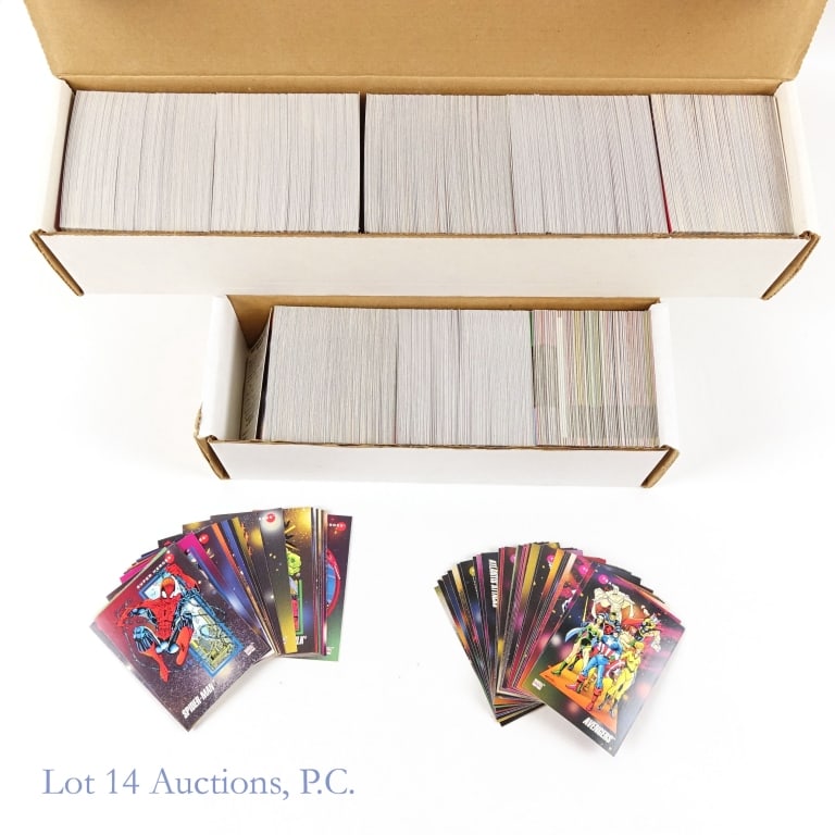 '92 & '93 Marvel Comics Trading Card Base Sets (8) (1 of 3)