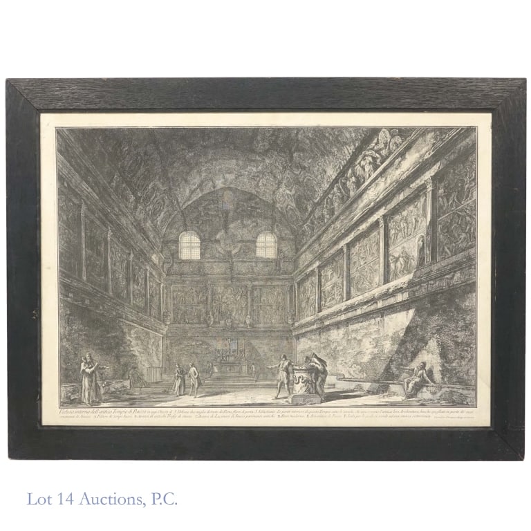 Giovanni Battista Piranesi "Tempio di Bacco" (1 of 4)