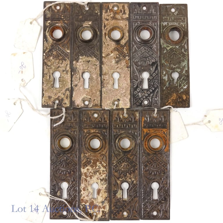 Door Hardware, Knobs, Pocket Door Plates - 2