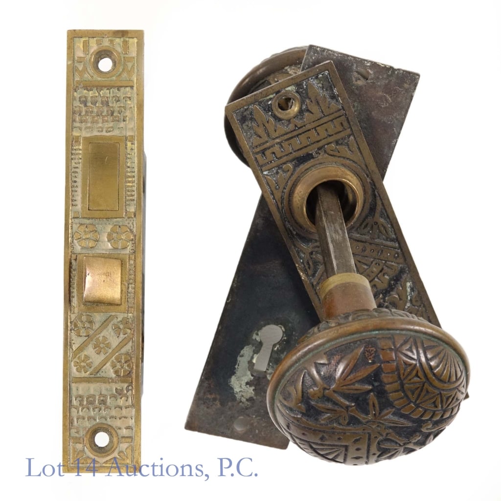 Door Hardware, Knobs, Pocket Door Plates - 7