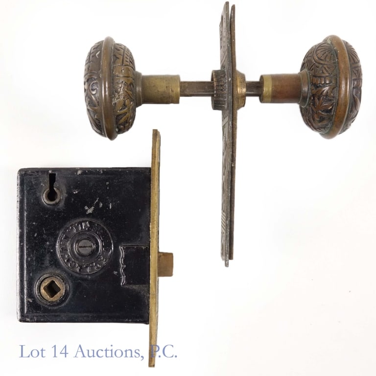 Door Hardware, Knobs, Pocket Door Plates - 8