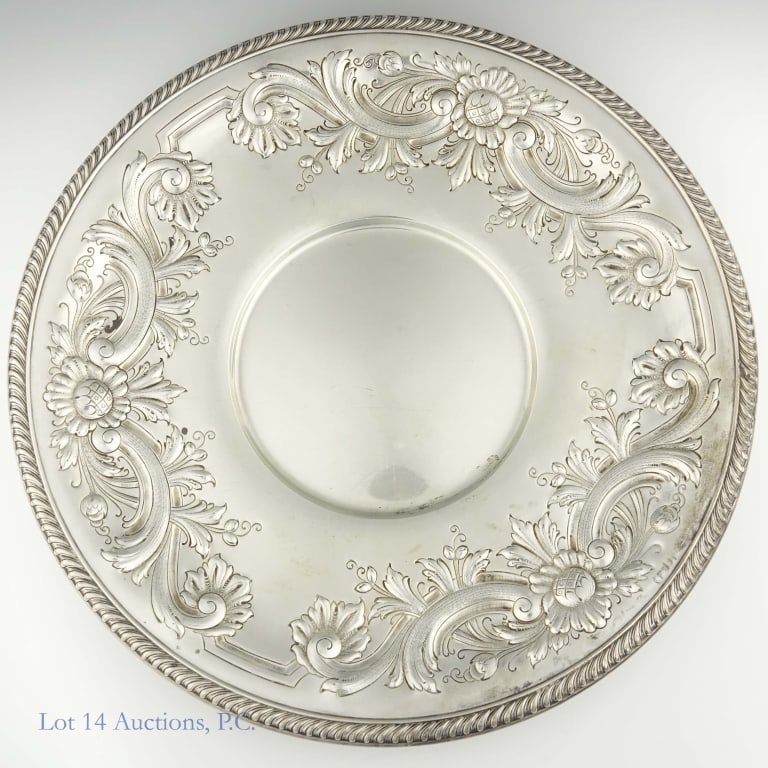 International Sterling Silver Serving Plate (1 of 5)