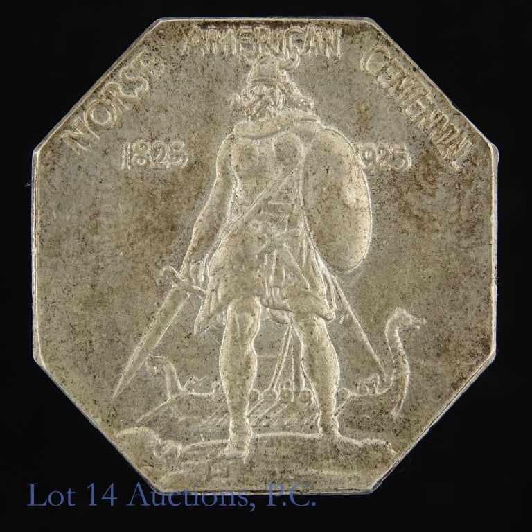 1925 USA Silver Norse American Centennial Medal (1 of 2)