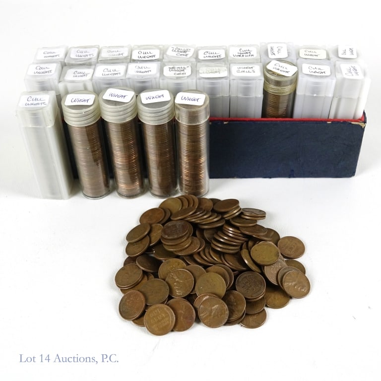 USA Lincoln Wheat Cents (Approx. 1,400) (1 of 5)