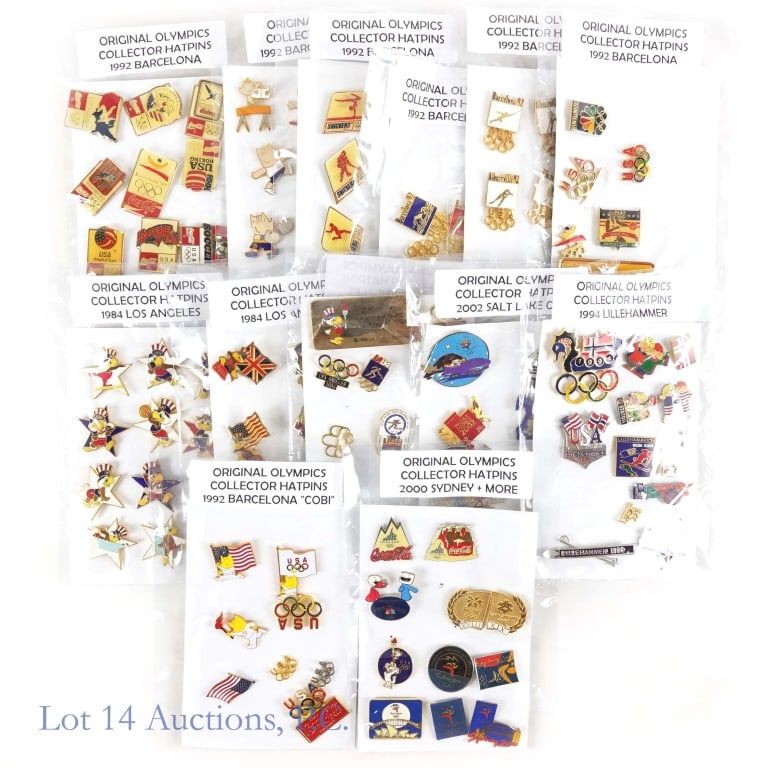 1984 - 2002 Olympic Pins (app. 98) (1 of 4)