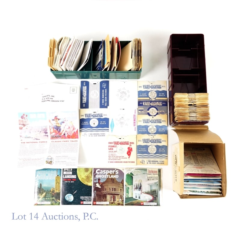 View-Master Projector, Viewers, Lights, Reels - 6