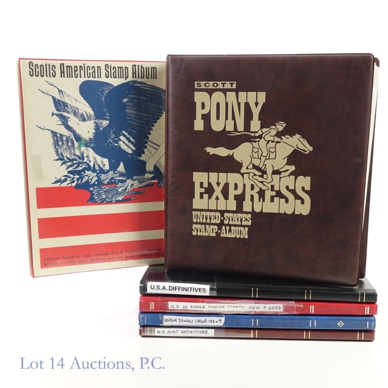 Scotts USA Postage Stamps Albums (6) (1 of 14)