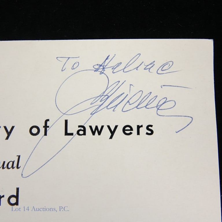 Simon Wiesenthal Signed Lawyers Program - 3