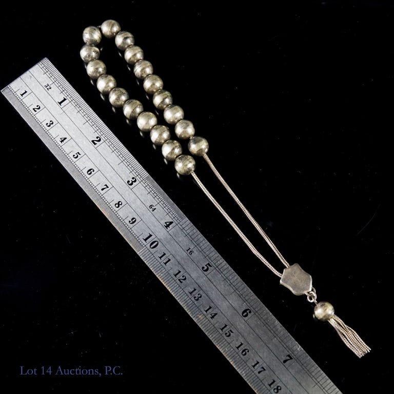 Sterling Silver Worry Beads - 5