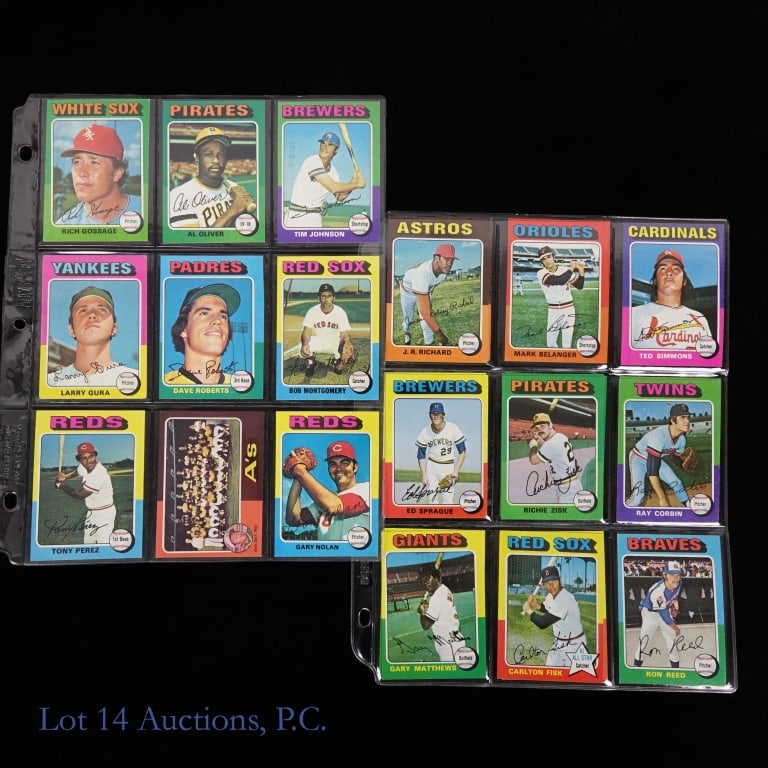 1975 Topps Baseball Cards (Partial Set) - 2
