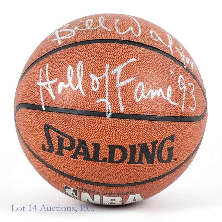 Bill Walton Signed Spalding NBA Basketball (1 of 5)