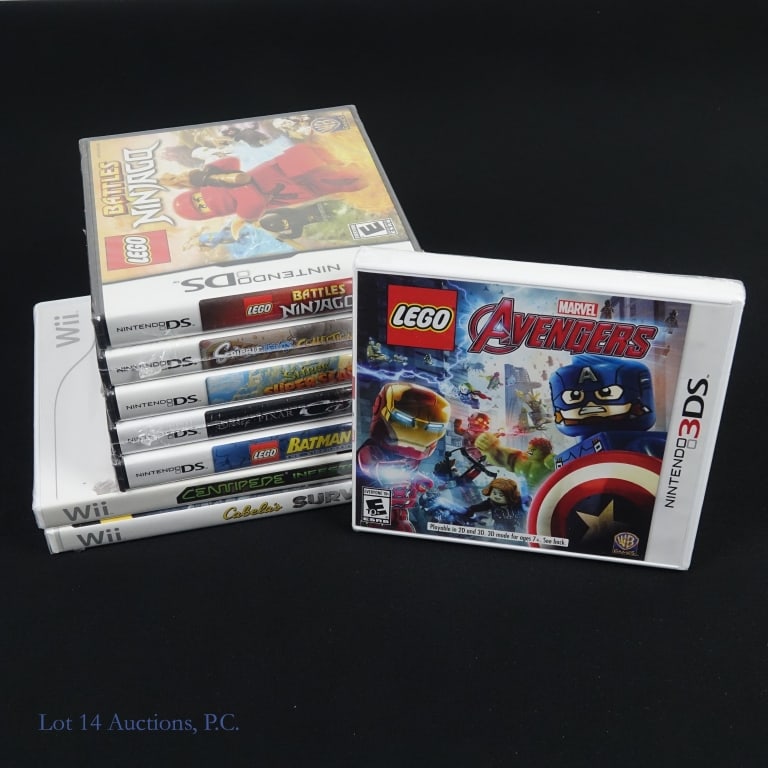 Sealed Nintendo Games, DS (5), 3DS (1), Wii (2) (1 of 3)