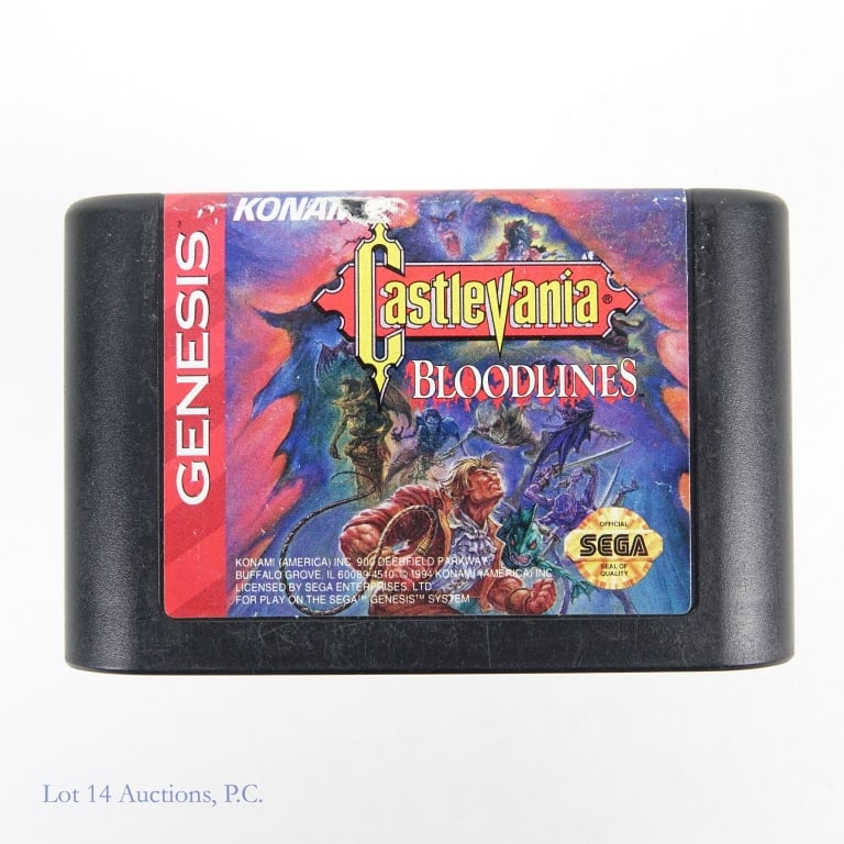 Sega Genesis Castlevania Bloodlines Authentic Game (1 of 2)