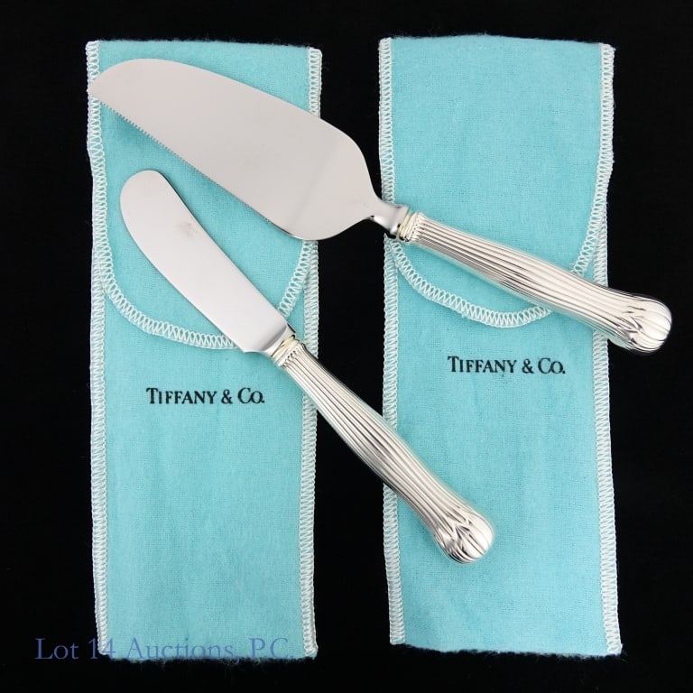 Tiffany & Co Sterling Silver Cheese Knives, 2 (1 of 5)