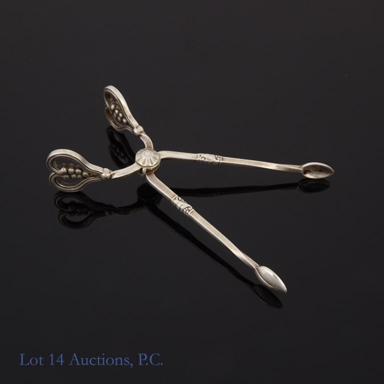 Georg Jensen Sterling Silver Sugar Nips, Tong (1 of 3)