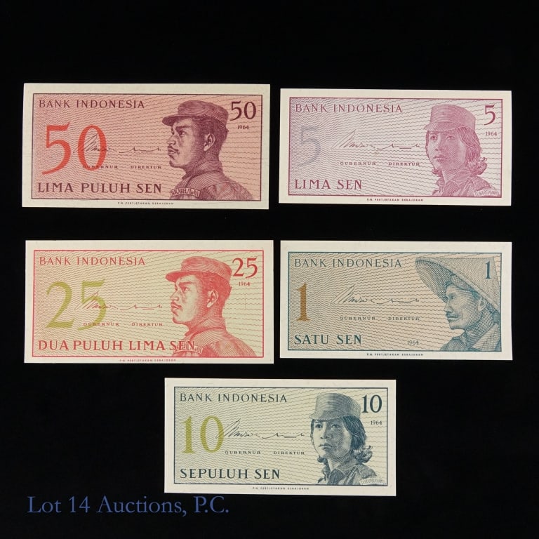 Various Small Fraction World Notes UNC (13) - 2