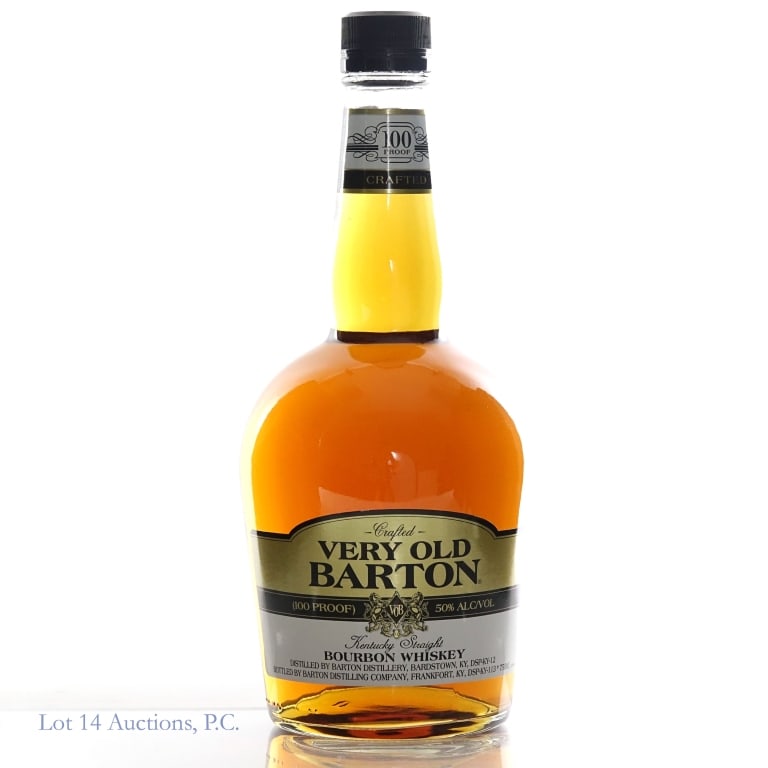 Crafted Very Old Barton Bourbon Whiskey (100 Pr): Crafted Very Old Barton Kentucky straight bourbon whiskey. 100 proof. 750 ml.