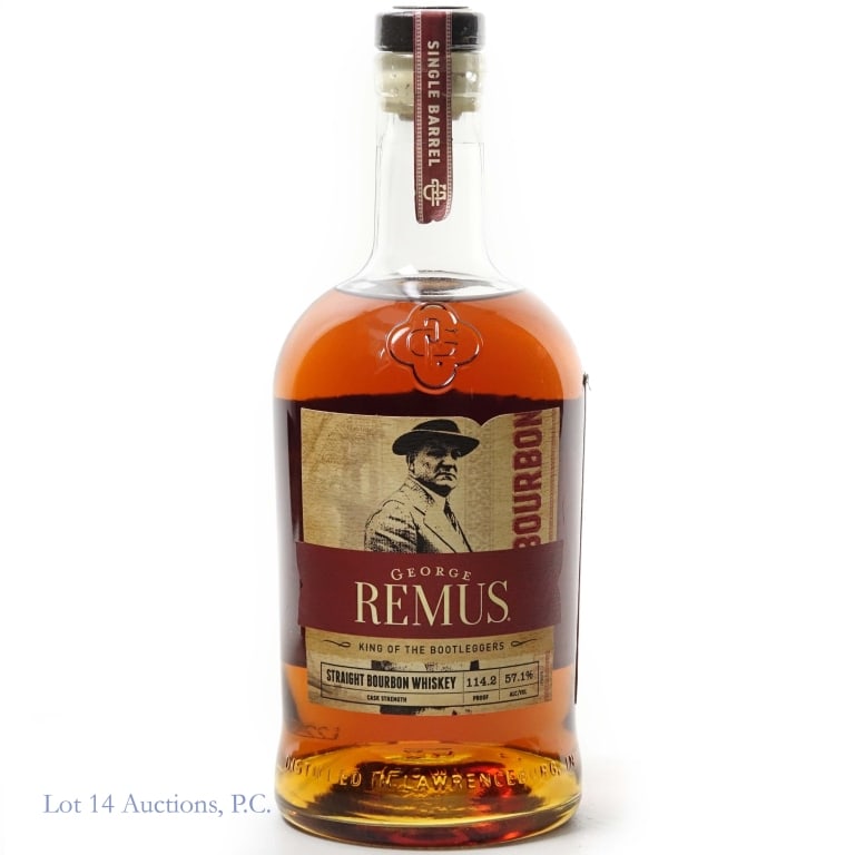 George Remus Single Barrel Bourbon Pitch Nation: Pick George Remus Single Barrel Straight Bourbon, 114.2 Proof, 750 ml. 2022 selection by Pitch Nation. Some label peeling, see photos for details.